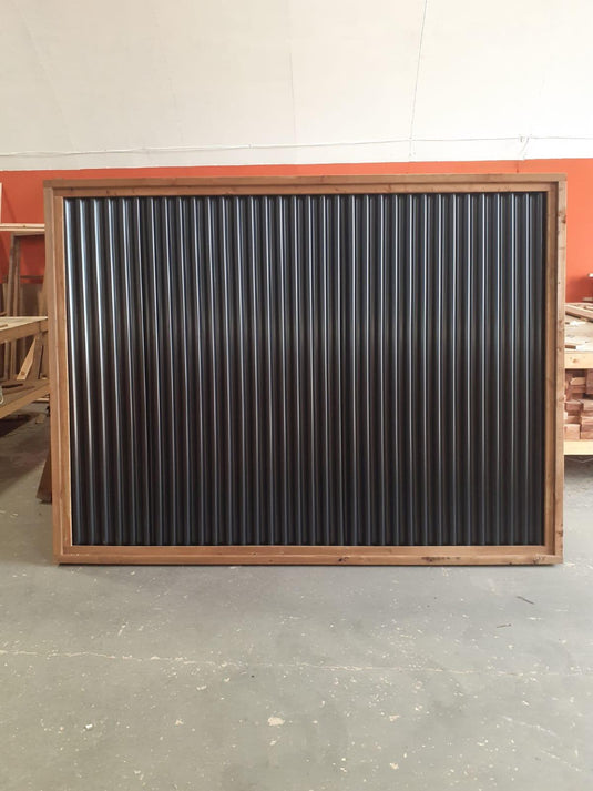 Corrugated Metal Framed Panels - Pickup Only/Budget - BarrierBoss™