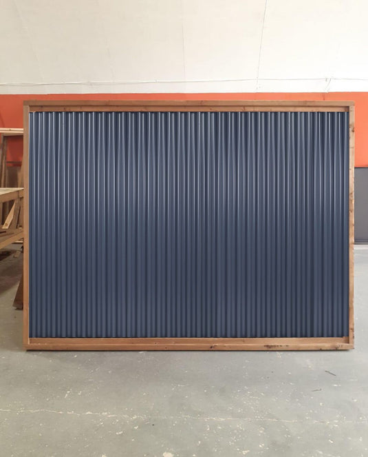 Corrugated Metal Framed Panels - Pickup Only/Budget - BarrierBoss™