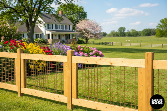 Brown Hog Wire Fence Panels (Premade or Unframed) - The Yukon - BarrierBoss™