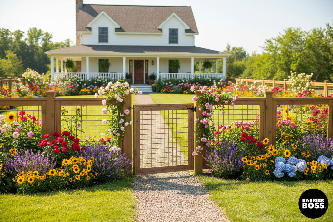 Brown Hog Wire Fence Panels (Premade or Unframed) - The Yukon - BarrierBoss™