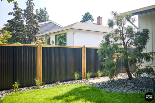DIY Corrugated Metal Fence Kit - The Coastal - BarrierBoss™