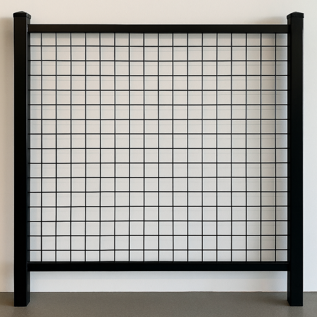 FireSmart® Rigid Hog Wire Fence Panel System with Metal Fence Posts - The Pacific - BarrierBoss™