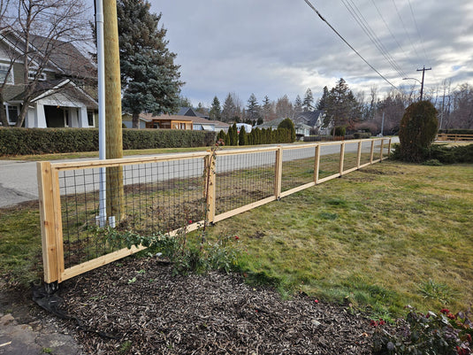 Hug Wire Wild Hog Wire Fence Panels: Gauge 6 Heavy Duty Hog Mesh for Fencing