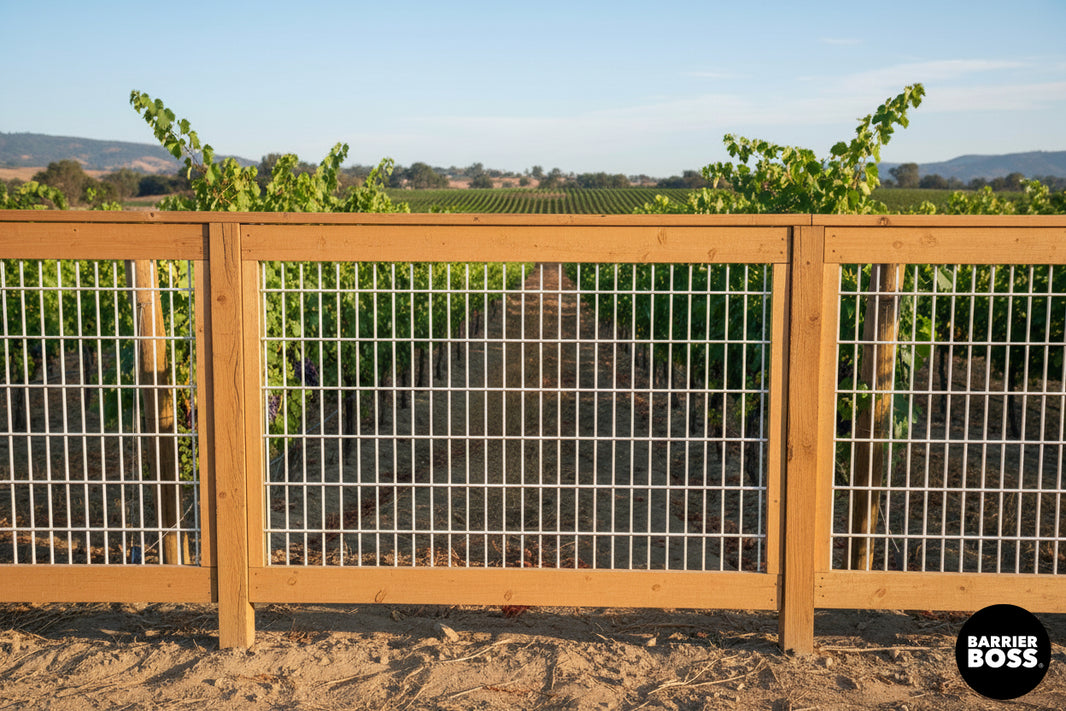 Silver Hog Wire Fence Panels (Framed or Unframed) - The Cariboo