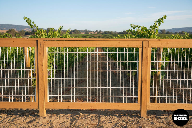 Load image into Gallery viewer, Silver Hog Wire Fence Panels (Framed or Unframed) - The Cariboo
