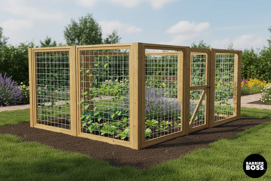 Silver Hog Wire Fence Panels (Framed or Unframed) - The Cariboo - BarrierBoss™