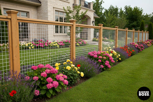 Silver Hog Wire Fence Panels (Framed or Unframed) - The Cariboo - BarrierBoss™