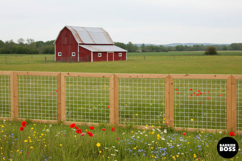 Load image into Gallery viewer, Silver Hog Wire Fence Panels (Framed or Unframed) - The Cariboo
