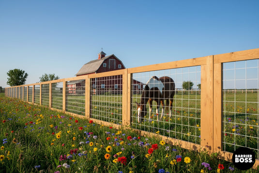 Silver Hog Wire Fence Panels (Framed or Unframed) - The Cariboo