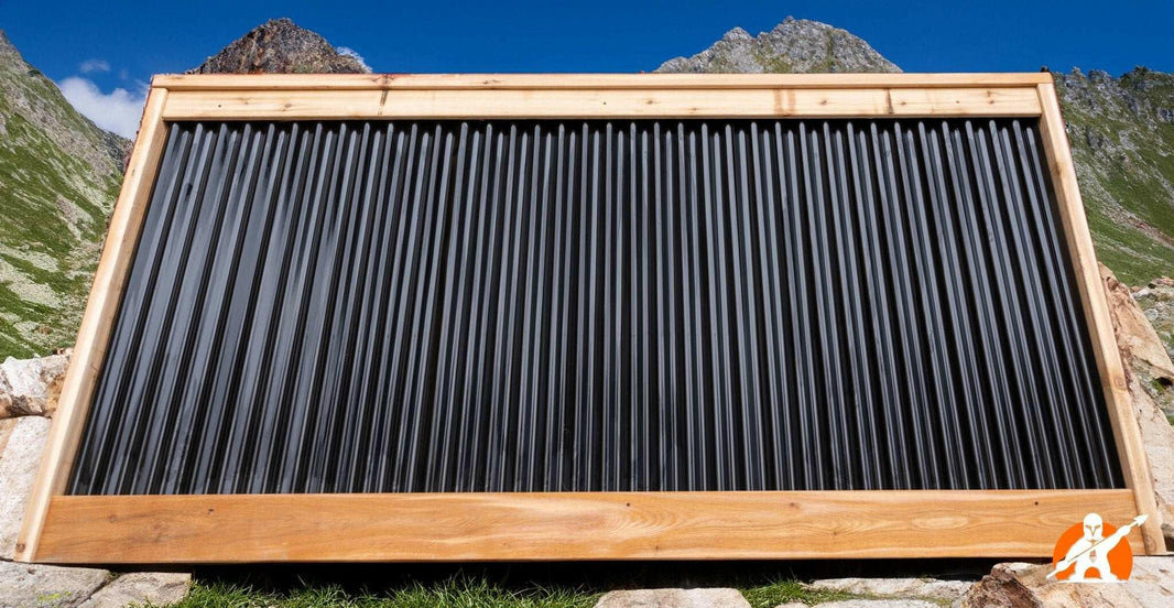 Corrugated Metal Fence Panels (Premade) - The Redwood - BarrierBoss™